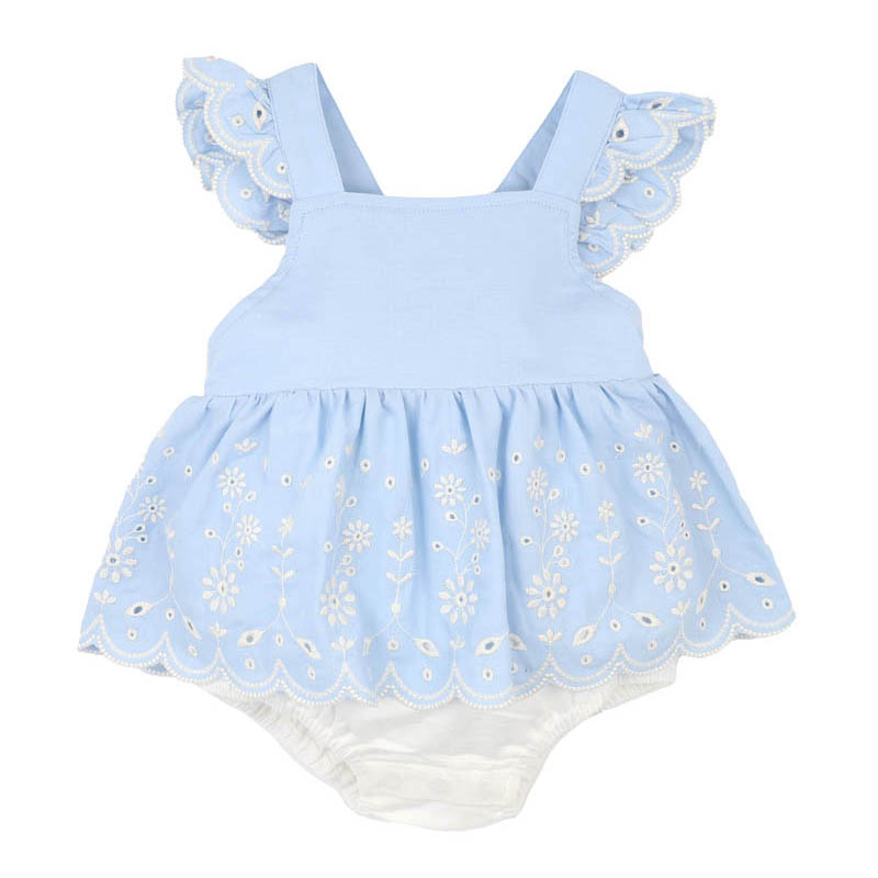 Bébé Zara Emb. Overlay Dress